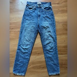 Madewell Medium Wash Mom Jean